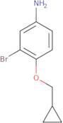 3-Bromo-4-cyclopropylmethoxyphenylamine