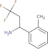 3,3,3-Trifluoro-1-(2-methylphenyl)propan-1-amine