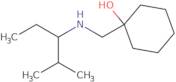 1-[(2-Methylpentan-3-ylamino)methyl]cyclohexan-1-ol