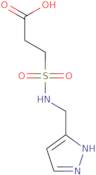 3-[(1H-Pyrazol-3-ylmethyl)sulfamoyl]propanoic acid