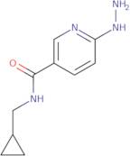 N-(Cyclopropylmethyl)-6-hydrazinylpyridine-3-carboxamide