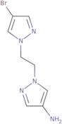 1-[2-(4-Bromopyrazol-1-yl)ethyl]pyrazol-4-amine