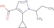 1-(Butan-2-yl)-5-cyclopropyl-1H-pyrazole-4-carboxylic acid
