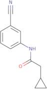 N-(3-Cyanophenyl)-2-cyclopropylacetamide