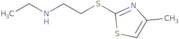 Ethyl((2-[(4-methyl-1,3-thiazol-2-yl)sulfanyl]ethyl))amine