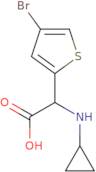 2-(4-Bromothiophen-2-yl)-2-(cyclopropylamino)acetic acid