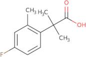 2-(4-Fluoro-2-methylphenyl)-2-methylpropanoic acid