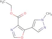 Ethyl 5-(1-methyl-1H-pyrazol-4-yl)-1,3-oxazole-4-carboxylate