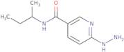 N-(Butan-2-yl)-6-hydrazinylpyridine-3-carboxamide