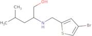 2-[(4-Bromothiophen-2-yl)methylamino]-4-methylpentan-1-ol