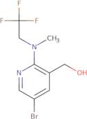 {5-Bromo-2-[methyl(2,2,2-trifluoroethyl)amino]pyridin-3-yl}methanol