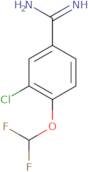 3-Chloro-4-(difluoromethoxy)benzene-1-carboximidamide