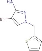 4-Bromo-1-(thiophen-2-ylmethyl)pyrazol-3-amine