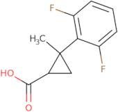 2-(2,6-Difluorophenyl)-2-methylcyclopropane-1-carboxylic acid