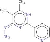 4-Hydrazinylidene-5,6-dimethyl-2-(pyridin-3-yl)-1,4-dihydropyrimidine