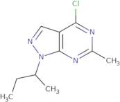 1-Butan-2-yl-4-chloro-6-methylpyrazolo[3,4-d]pyrimidine