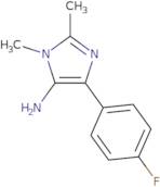 4-(4-Fluorophenyl)-1,2-dimethyl-1H-imidazol-5-amine