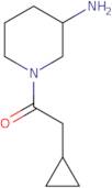 1-(3-Aminopiperidin-1-yl)-2-cyclopropylethan-1-one