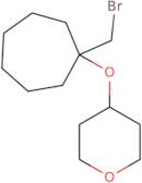 4-{[1-(Bromomethyl)cycloheptyl]oxy}oxane