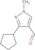 3-Cyclopentyl-1-methyl-1H-pyrazole-4-carbaldehyde