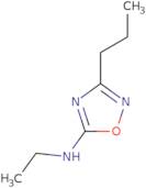 Ethyl-(3-propyl-[1,2,4]oxadiazol-5-yl)-amine