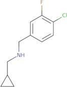 [(4-Chloro-3-fluorophenyl)methyl](cyclopropylmethyl)amine