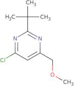 2-tert-Butyl-4-chloro-6-(methoxymethyl)pyrimidine