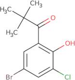 1-(5-Bromo-3-chloro-2-hydroxyphenyl)-2,2-dimethylpropan-1-one