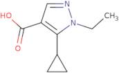 5-Cyclopropyl-1-ethyl-1H-pyrazole-4-carboxylic acid