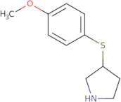 3-[(4-Methoxyphenyl)sulfanyl]pyrrolidine