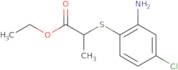 Ethyl 2-[(2-amino-4-chlorophenyl)sulfanyl]propanoate