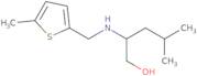 4-Methyl-2-[(5-methylthiophen-2-yl)methylamino]pentan-1-ol