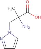 2-Amino-2-methyl-3-(1H-pyrazol-1-yl)propanoic acid