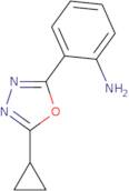 2-(5-Cyclopropyl-1,3,4-oxadiazol-2-yl)aniline