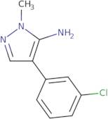 4-(3-Chlorophenyl)-2-methylpyrazol-3-amine