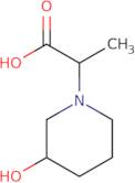 2-(3-Hydroxypiperidin-1-yl)propanoic acid