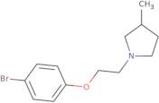 1-[2-(4-Bromophenoxy)ethyl]-3-methylpyrrolidine