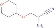 2-Amino-3-(oxan-4-yloxy)propanenitrile