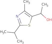 1-[4-Methyl-2-(propan-2-yl)-1,3-thiazol-5-yl]ethan-1-ol