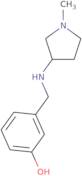 3-{[(1-Methylpyrrolidin-3-yl)amino]methyl}phenol