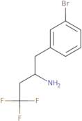 1-(3-Bromophenyl)-4,4,4-trifluorobutan-2-amine