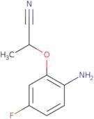 2-(2-Amino-5-fluorophenoxy)propanenitrile