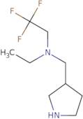 Ethyl(pyrrolidin-3-ylmethyl)(2,2,2-trifluoroethyl)amine