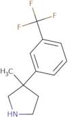 3-Methyl-3-[3-(trifluoromethyl)phenyl]pyrrolidine