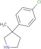 3-(4-Chlorophenyl)-3-methylpyrrolidine