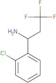 1-(2-Chlorophenyl)-3,3,3-trifluoropropan-1-amine