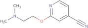 2-[2-(Dimethylamino)ethoxy]pyridine-4-carbonitrile