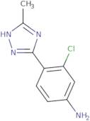 3-Chloro-4-(5-methyl-1H-1,2,4-triazol-3-yl)aniline