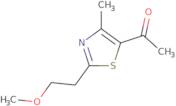 1-[2-(2-Methoxyethyl)-4-methyl-1,3-thiazol-5-yl]ethan-1-one