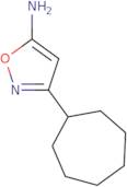 3-Cycloheptyl-1,2-oxazol-5-amine